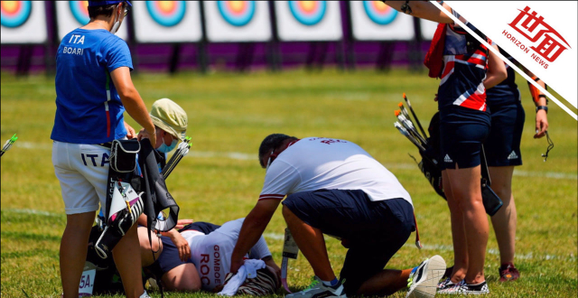 俄罗斯射箭选手状态火爆，杀入四强